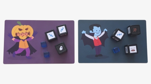 2 Kids With Dice - Cartoon, HD Png Download, Free Download