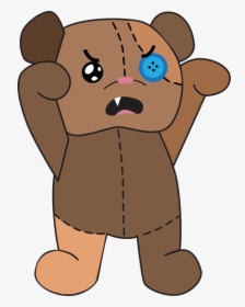 animated scary teddy bear