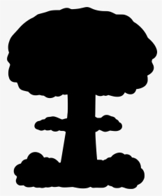 Watchmen Minimalist - Mushroom Cloud Silhouette Png, Transparent Png 