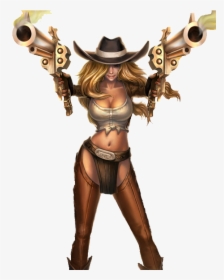 Cowgirl Miss Fortune Render By Saneco, HD Png Download, Free Download