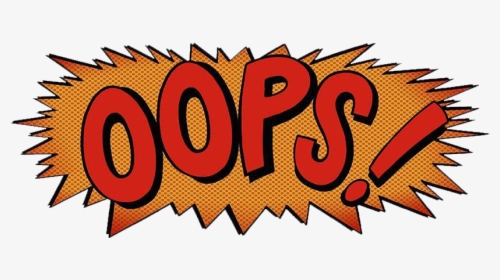 Oops Clipart Onomatopoeia, HD Png Download, Free Download