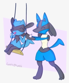Pokemon Lucario And Riolu , Png Download, Transparent Png, Free Download