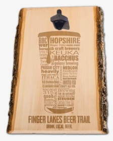 Finger Lakes State Craft Beer Laser Engraved Custom, HD Png Download, Free Download
