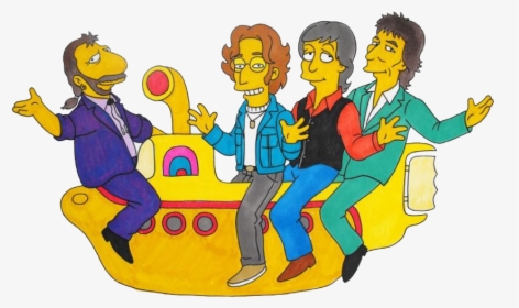 Los Beatles Simpson, HD Png Download, Free Download
