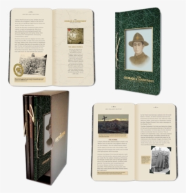 Ww1 Book Cover And Open Book, HD Png Download, Free Download