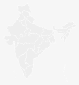 Color Blank Map Of India With Statistics, HD Png Download, Free Download