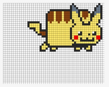 Pikachu Perler Bead Pattern / Bead Sprite, HD Png Download, Free Download