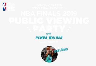 Nba ファイナル 2019 パブリックビューイング パーティー With Kemba Walker, HD Png Download, Free Download
