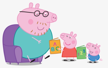 Daddy Pig"s Top Tips For Reading, HD Png Download, Free Download