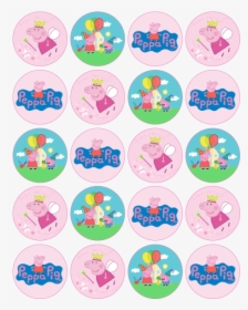 Peppa Pig Edible Cupcake Toppers, HD Png Download, Free Download
