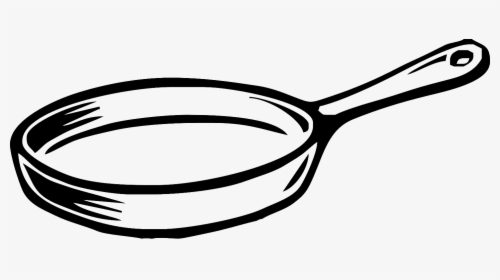 Cute Frying Pan Coloring Page Image Clipart Images, HD Png Download, Free Download