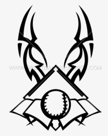 Tribal Clipart Baseball Image Freeuse Stock, HD Png Download, Free Download