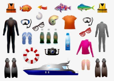 Scuba Diving, Clothes, Wetsuit, Snorkel, Boat, HD Png Download, Free Download