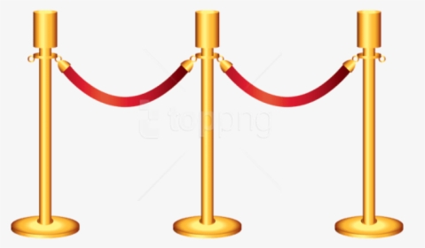 Free Png Download Golden Rope Barricade Transparent, Png Download, Free Download