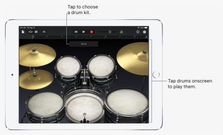 Drums Touch Instrument, HD Png Download, Free Download