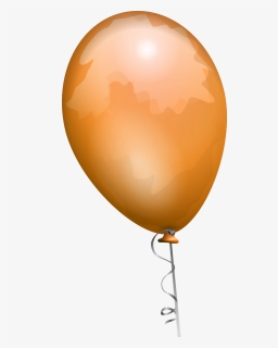 Transparent Orange Balloon Clipart, HD Png Download, Free Download