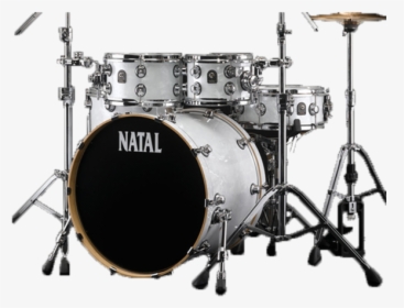 Natal Ash Drum Kit White Swirl, HD Png Download, Free Download