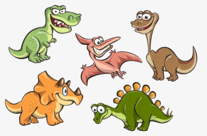 Tyrannosaurus Stegosaurus Cartoon, HD Png Download, Free Download