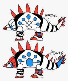 Robot Stegosaurus Normal And Powerful, HD Png Download, Free Download