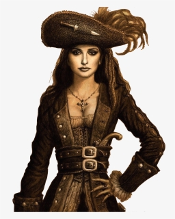 Pirates Of The Caribbean Female Pirates , Png Download, Transparent Png, Free Download