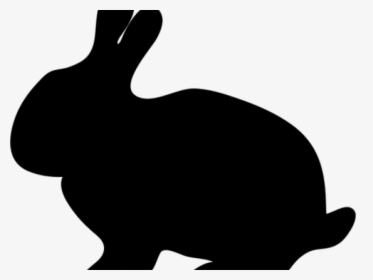 Silhouettes Clipart Black Bunny, HD Png Download, Free Download