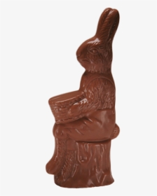 Chocolate Rabbit On Stump Is Available In Milk & Orange, HD Png Download, Free Download