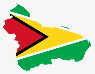 Flag Map Of Greater Guyana, HD Png Download, Free Download