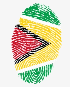 Guyana, Flag, Fingerprint, Country, Pride, Identity, HD Png Download, Free Download