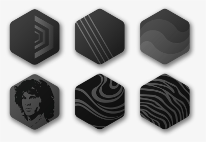 Hexagon Icon Set Geometric Preview Snippet - Portable Network Graphics, HD Png Download, Free Download