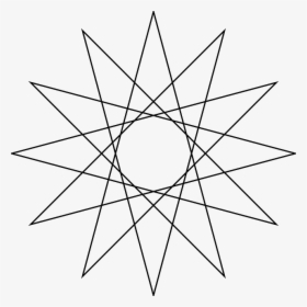 Black, Star, Shapes, Stars, Shape, Polygon, Geometry - Fourth Pentacle Of Mercury, HD Png Download, Free Download