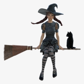 Transparent Witch Broom Png - Witch, Png Download, Free Download