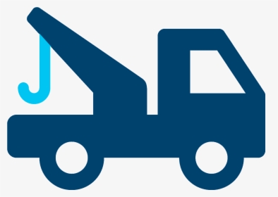 Car Towing Truck Automobile Repair Shop Roadside - Tow Truck Icon Png, Transparent Png, Free Download