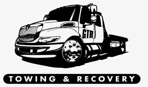 Towing Truck Logo 3 By Brandon - Flatbed Tow Truck Logo, HD Png Download, Free Download