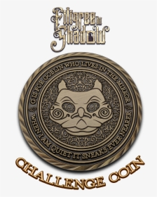 Filigree In Shadow - Challenge Coin, HD Png Download, Free Download