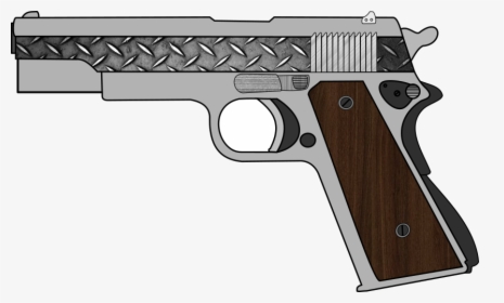 19 1911 Vector Gun Huge Freebie Download For Powerpoint - Firearm, HD Png Download, Free Download