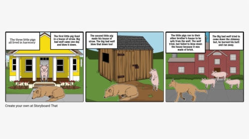 Straw House Three Little Pigs Transparent, HD Png Download, Free Download