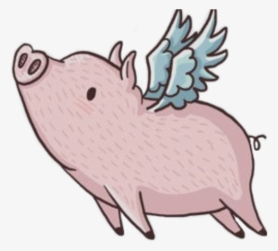 Pig With Wings Png - Pig With Wings Clipart, Transparent Png, Free Download