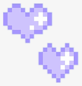 #pastel #purple #heart #hearts #aesthetic #aesthetics - Pixel Kawaii Heart, HD Png Download, Free Download