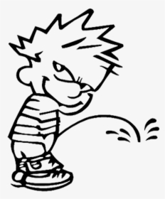 Calvin Pissing On Decal - Peeing Calvin Decal, HD Png Download, Free Download