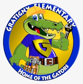 School Logo - Alligator Clip Art, HD Png Download, Free Download