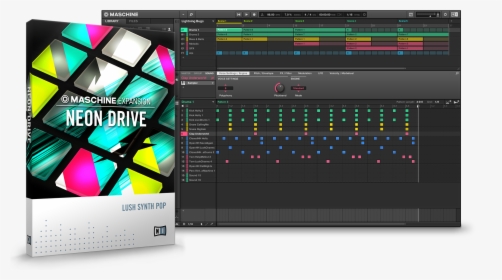 Ni Neon Drive Maschine Expansion Pack - Native Instruments Neon Drive, HD Png Download, Free Download