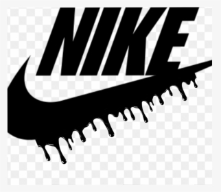 Download #nike Drip - Nike Logo With Drip, HD Png Download - kindpng