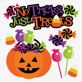 Halloween Clipart For Facebook - No Trick All Treat, HD Png Download, Free Download