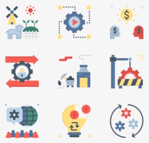 Transparent Industrial Revolution Icon, HD Png Download, Free Download