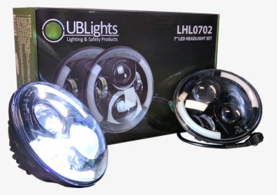 Lhl0702 Led Headlight W/half-halo - Headphones, HD Png Download, Free Download