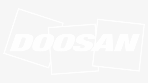 Doosan Logo Whiteonly-02 - F Doosan Logo Png, Transparent Png, Free Download