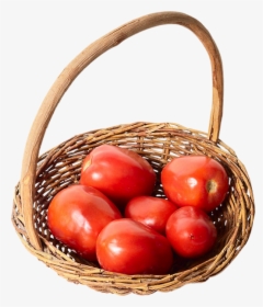 Tomates Png, Panier - Tomatoes In A Basket Clipart, Transparent Png, Free Download