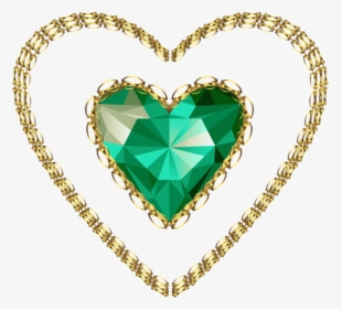 Emerald Heart Clipart, HD Png Download, Free Download