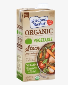 Organic Vegetable Stock - Kitchen Basics Organic Chicken Stock, HD Png Download, Free Download