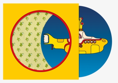 The Beatles 50 Years Ago Today - Beatles Yellow Submarine 7 Inch Picture Disc, HD Png Download, Free Download